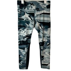 Under Armour Leggings Ankle Crop Compression Print Pull On
